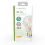 Nedis LED Glödlampa E27 | A60 | 4 W | 470 lm | 2700 K | Varm Vit | Retrostil | 1 st