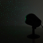 Nedis Dekorativt Ljus | LED- och laserprojektor | Färgglada lysdioder och grön laser | Inomhus eller Utomhus | Fjärrkontroll