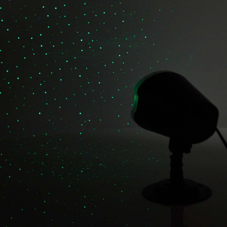 Nedis Dekorativt Ljus | LED- och laserprojektor | Färgglada lysdioder och grön laser | Inomhus eller Utomhus | Fjärrkontroll