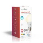 Nedis SmartLife Full Färg Glödlampa | E27 | 806 lm | 9 W | RGB / Varm till cool vit | 2200 - 6500 K | Android™ / IOS | Glödlampa | 1 st