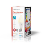 Nedis SmartLife Full Färg Glödlampa | E14 | 470 lm | 4.90 W | RGB / Varm till cool vit | 2200 - 6500 K | Android™ / IOS | Ljus | 1 st Nedis SmartLife Full Färg Glödlampa | E14 | 470 lm | 4.90 W | RGB / Varm till cool vit | 2200 - 6500 K | Android™ / IOS | Ljus | 1 st
