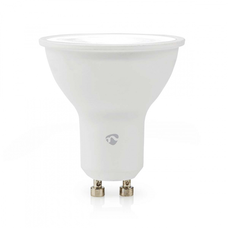 Nedis SmartLife Full Färg Glödlampa | Zigbee 3.0 | GU10 | 345 lm | 4.7 W | RGB / Varm till cool vit | 2200 - 6500 K | Android™ / IOS | Spot | 1 st