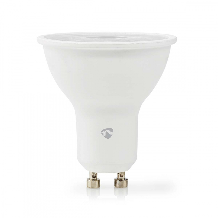 Nedis SmartLife Full Färg Glödlampa | GU10 | 345 lm | 4.70 W | RGB / Varm till cool vit | 2200 - 6500 K | Android™ / IOS | Spot | 1 st