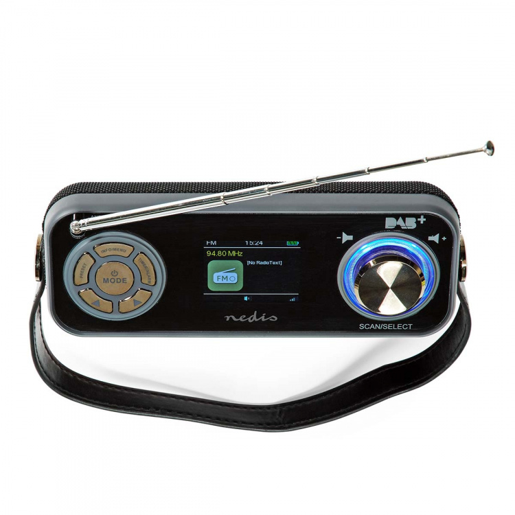 Nedis DAB+ Radio | Bordsdesign | DAB+ / FM | 2.40 