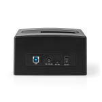Nedis Hård disk Dockningsstation | USB 3.2 Gen1 | USB Type-A | 1 Skiva | 2.5 / 3.5 