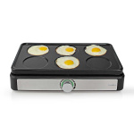 Nedis Partywok-sats | Grill | 6 Personer | Spatel | Temperaturinställning | Non-stick beläggning | Rektangel