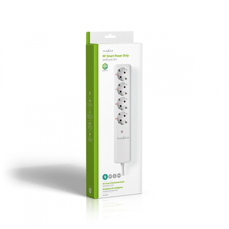 Nedis RF Plug | RF, frequency 433 Mhz | 3680 W | Jordad kontakt / Typ F (CEE 7/7) | Vit