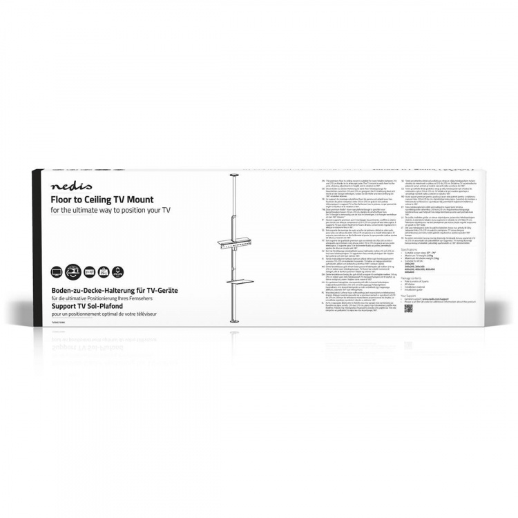 Nedis Fullt rörligt TV Stativ | 37 - 70 