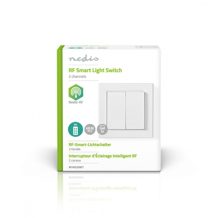 Nedis RF Plug | RF, frequency 433 Mhz | 18 W | Vit Nedis RF Plug | RF, frequency 433 Mhz | 18 W | Vit