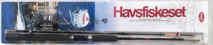 Briv Havsfiskeset - Kompositspö, 1/10