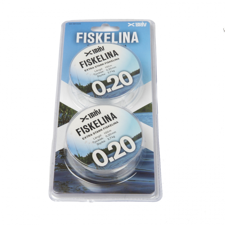 Fiskelina 2x100m, 0,20 mm, 2.7 kg