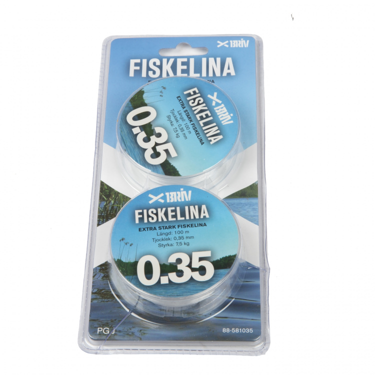 Fiskelina 2x100m, 0.35mm, 7.5 kg