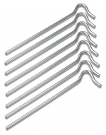 Briv Tältpinne metall 20 cm/5 mm, 8-pack