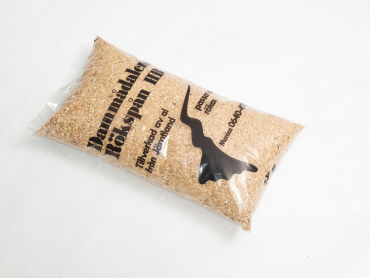 Rökspån av al, 3 liter, 500 gram