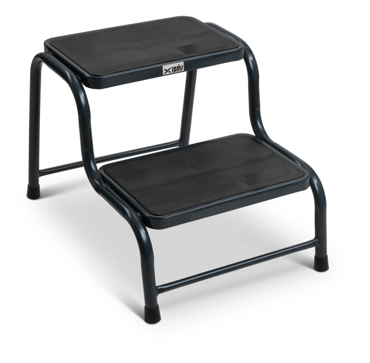 Fotpall metall 2 steg, 43x62x42 cm