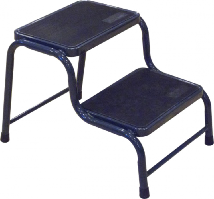 Fotpall metall 2 steg, 43x62x42 cm