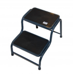 Fotpall metall 2 steg, 43x62x42 cm