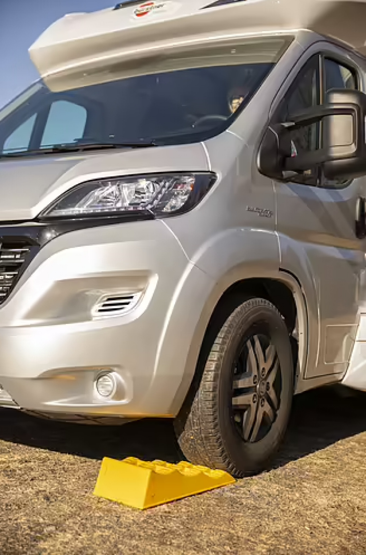 Rejäla nivåklossar till bil, husbil eller husvagn, 2-pack