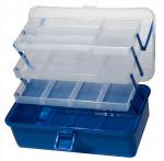 Fiskelåda 3 plan, Blå