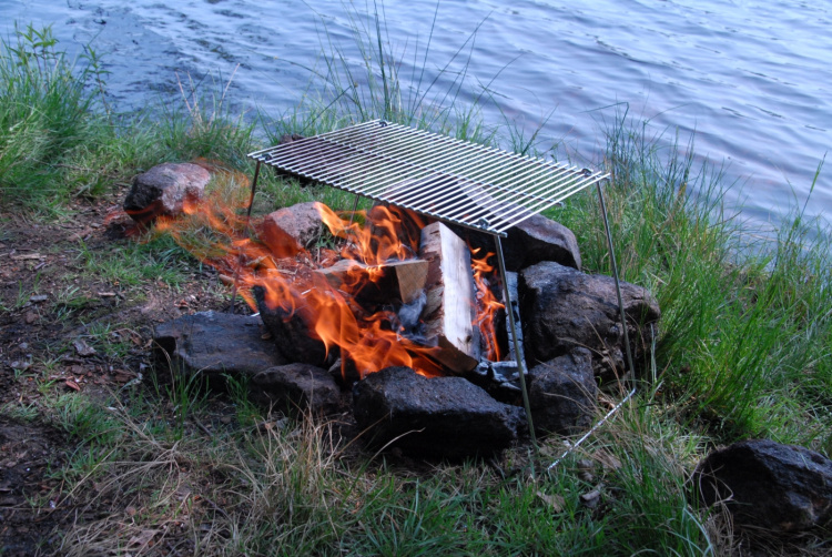 Grillgaller metall 37x25x28 cm, 1/12