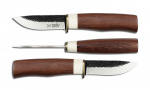 Jaktkniv Sarek ben/rosenträ 20 cm 420SS, 5/40