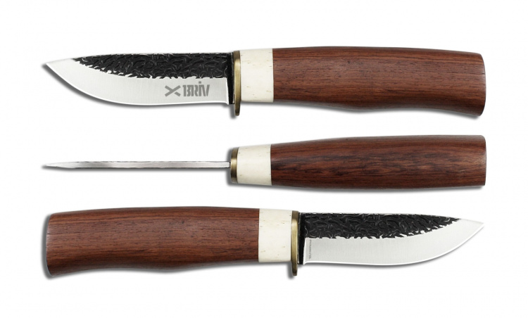 Jaktkniv Sarek ben/rosenträ 20 cm 420SS, 5/40