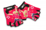 Cykelhandske Junior Girl, Rosa/gul, strl 7-8