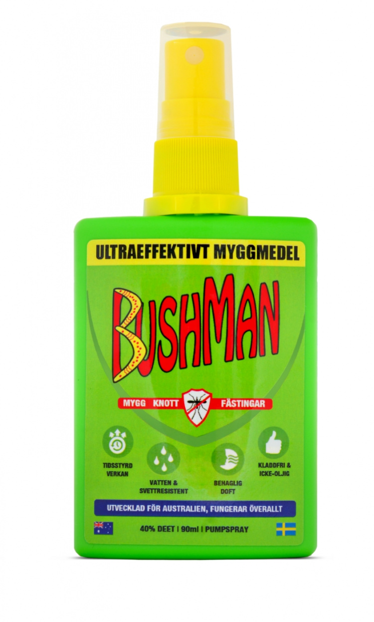 Bushman Myggmedel Spray 90 ml, 1/12