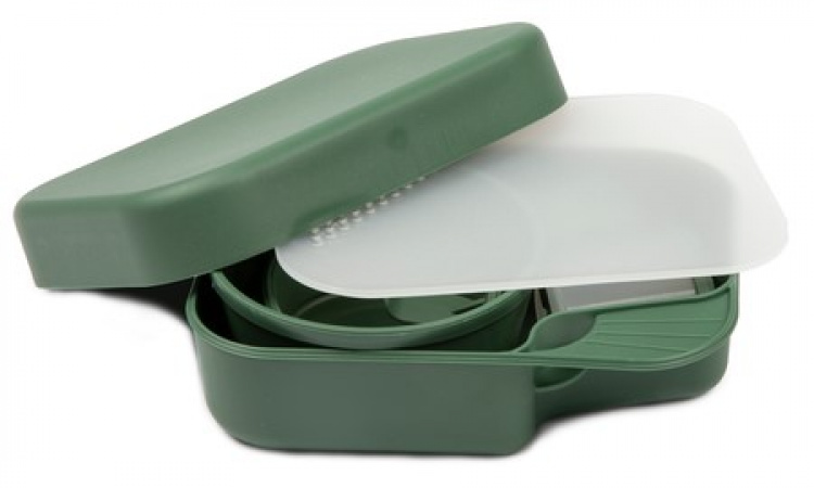 Briv Tallrikslåda Komplett Mörkgrön