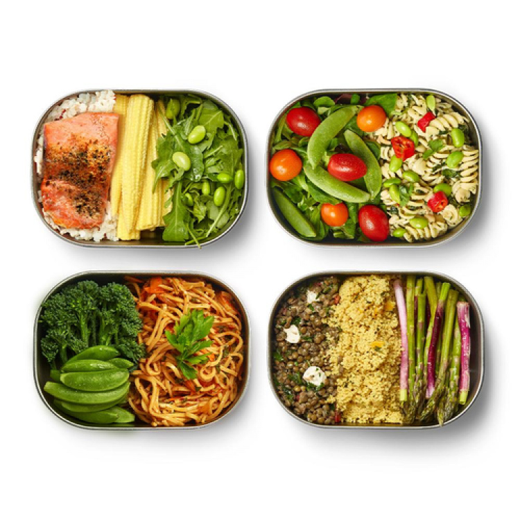 Black+Blum Lunchlåda, Stor, Rostfritt stål, 1000 ml, Oliv