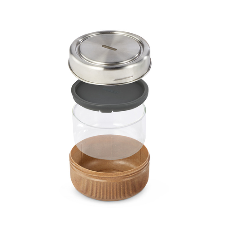 Black+Blum Lunchlåda i glass, 750 ml, Mandel