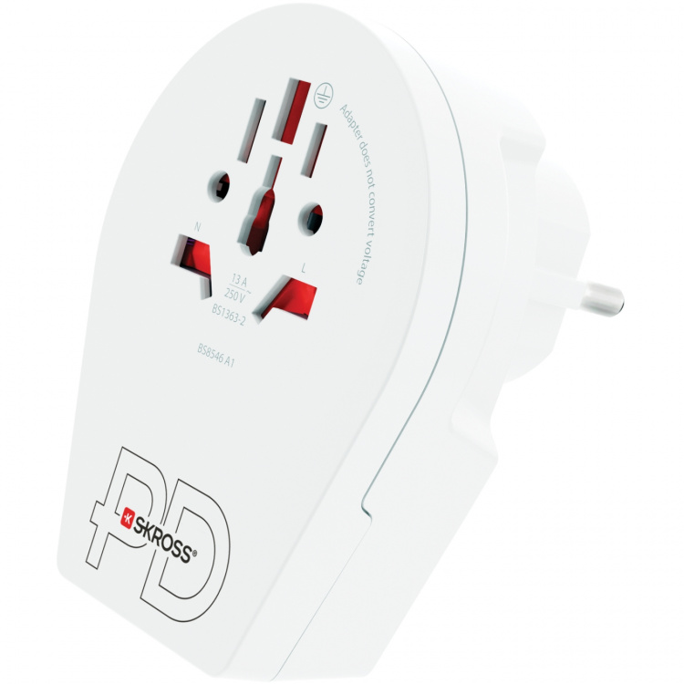 SKROSS C20PD Reseadapter Europa USB-C PD 20W SKROSS C20PD Reseadapter Europa USB-C PD 20W