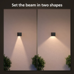 Philips Hue Resonate Vägglampa Nedåtriktad White and Color Ambiance Svart