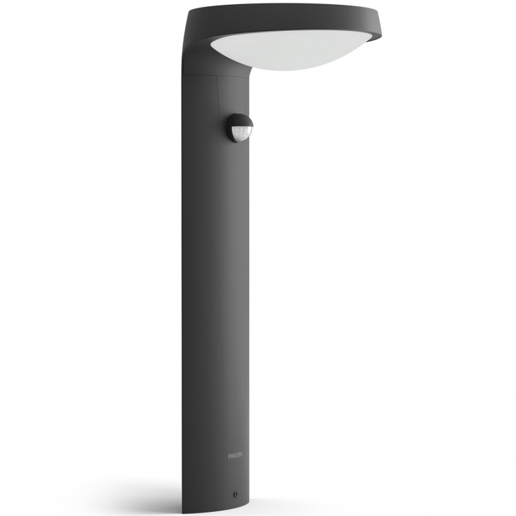 Philips Tyla Piedestal Solcell IR-sensor Ultra Efficient LED 255lm IP44 Antracit