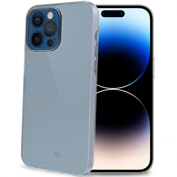 Celly Gelskin TPU Cover iPhone 15 Pro Transparent