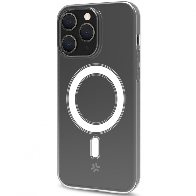 Celly Gelskinmag Magnetic TPU Cover iPhone 15 Pro Transparent