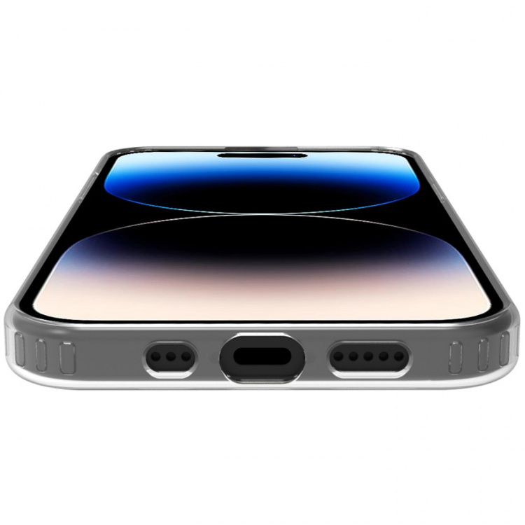 Celly Gelskinmag Magnetic TPU Cover iPhone 15 Pro Transparent