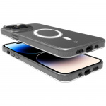 Celly Gelskinmag Magnetic TPU Cover iPhone 15 Pro Transparent