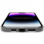 Celly Gelskinmag Magnetic TPU Cover iPhone 15 Pro Max Transparent