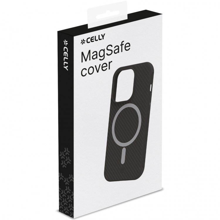 Celly Ultramag Ultra Protective case MagSafe iPhone 15 Pro Max Svart