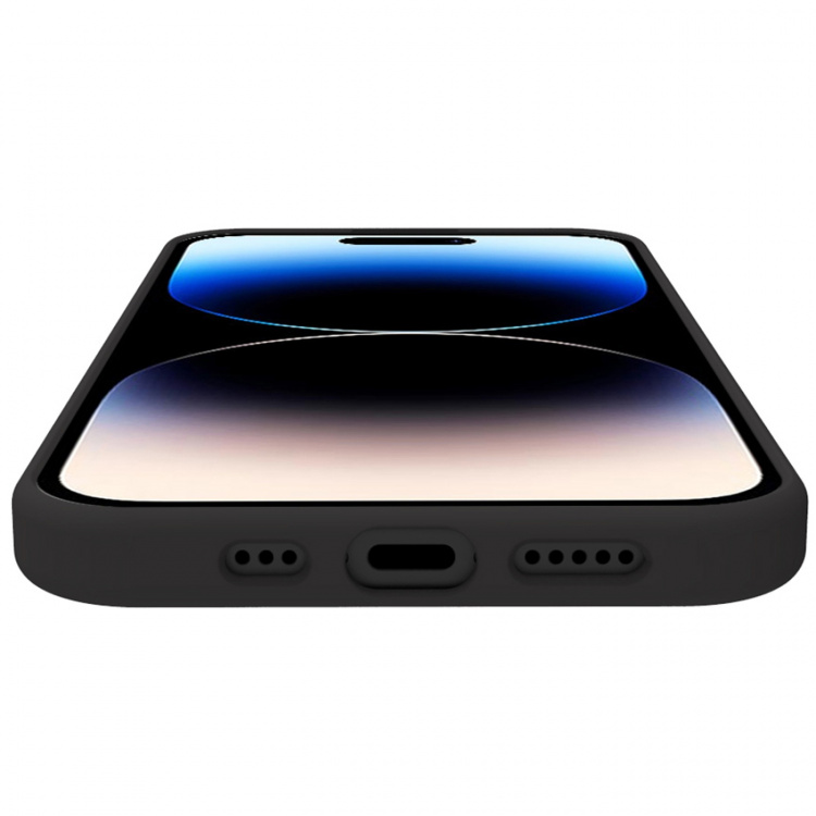 Celly Planet Soft TPU-Cover GRS 100% återvunnen TPU iPhone 15 Pro Svart