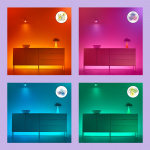 WiZ WiFi Smart LED E27 ST64 40W Filament Färg + Varm-kallvit 470lm