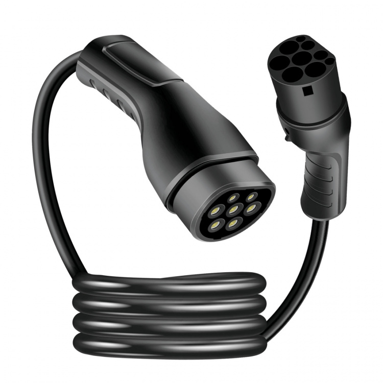 LogiLink Laddkabel Elbil Typ 2 3-fas 32A 22kW 7,5m LogiLink Laddkabel Elbil Typ 2 3-fas 32A 22kW 7,5m