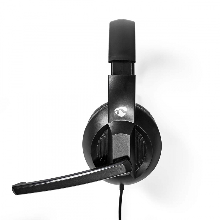 Nedis PC headset | Over-Ear | Stereo | USB Type-A / USB Type-C™ | Vikbara Mikrofon | Svart Nedis PC headset | Over-Ear | Stereo | USB Type-A / USB Type-C™ | Vikbara Mikrofon | Svart