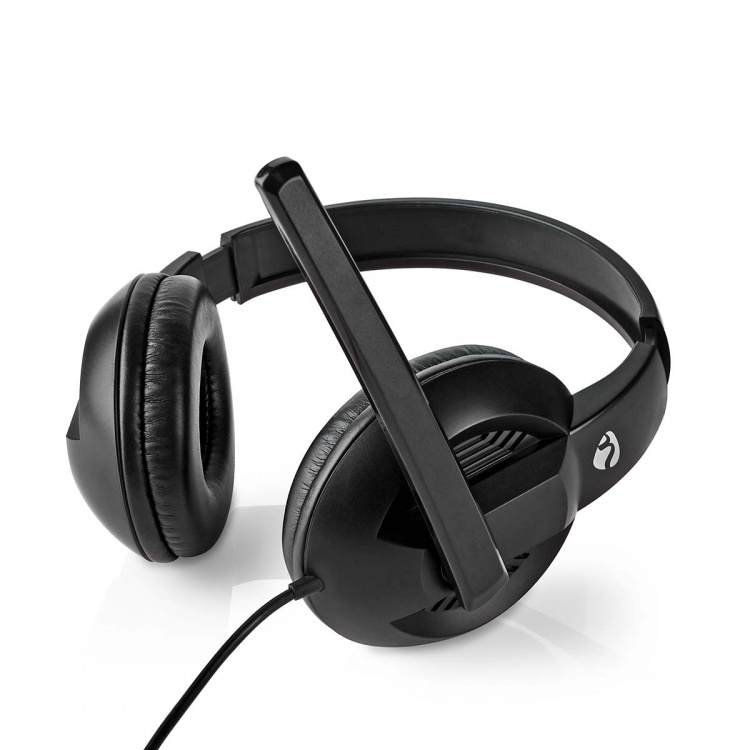 Nedis PC headset | Over-Ear | Stereo | USB Type-A / USB Type-C™ | Vikbara Mikrofon | Svart Nedis PC headset | Over-Ear | Stereo | USB Type-A / USB Type-C™ | Vikbara Mikrofon | Svart