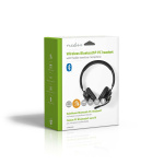 Nedis PC headset | On-Ear | Stereo | Bluetooth | Vikbara Mikrofon | Svart Nedis PC headset | On-Ear | Stereo | Bluetooth | Vikbara Mikrofon | Svart