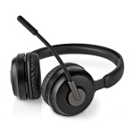 Nedis PC headset | On-Ear | Stereo | Bluetooth | Vikbara Mikrofon | Svart Nedis PC headset | On-Ear | Stereo | Bluetooth | Vikbara Mikrofon | Svart