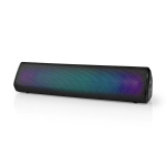 Nedis Bluetooth® Högtalare | Maximal batteritid: 6 timmar | Bordsdesign | 18 W | Stereo | Inbygd mikrofon | Synkroniseringsbar | Svart