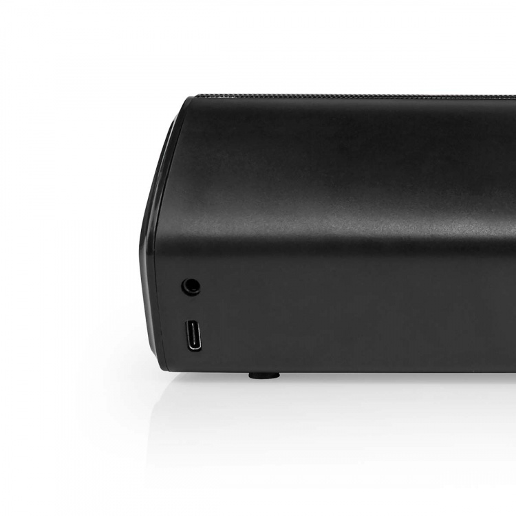 Nedis Bluetooth® Högtalare | Maximal batteritid: 6 timmar | Bordsdesign | 18 W | Stereo | Inbygd mikrofon | Synkroniseringsbar | Svart