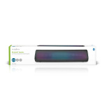 Nedis Bluetooth® Högtalare | Maximal batteritid: 6 timmar | Bordsdesign | 18 W | Stereo | Inbygd mikrofon | Synkroniseringsbar | Svart